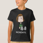 Peanuts | Peppermint Patty Sitting T-Shirt<br><div class="desc">Peppermint Patty is a tough girl has a soft side too,  especially for Charlie Brown. Check out this cute Peanuts design featuring Peppermint Patty in a reflective pose.</div>