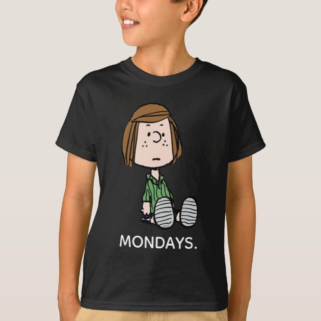 Peanuts | Peppermint Patty Sitting T-Shirt (Front)