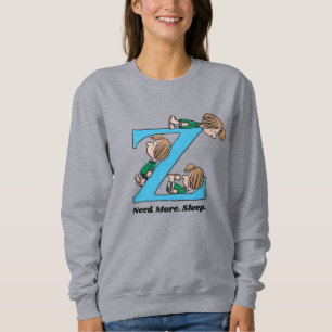 Peanuts   Peppermint Patty Sleepy Z Sweatshirt