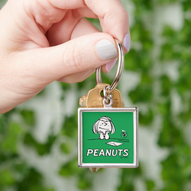 Peanuts | Peppermint Patty Thoughts Keychain (Hand)