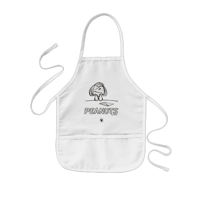 Peanuts | Peppermint Patty Thoughts Kids Apron (Front)
