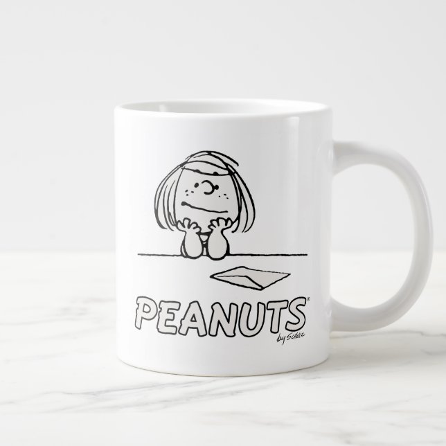 Peanuts | Peppermint Patty Thoughts Large Coffee Mug (Right)