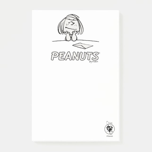 Peanuts | Peppermint Patty Thoughts Post-it Notes (Front)