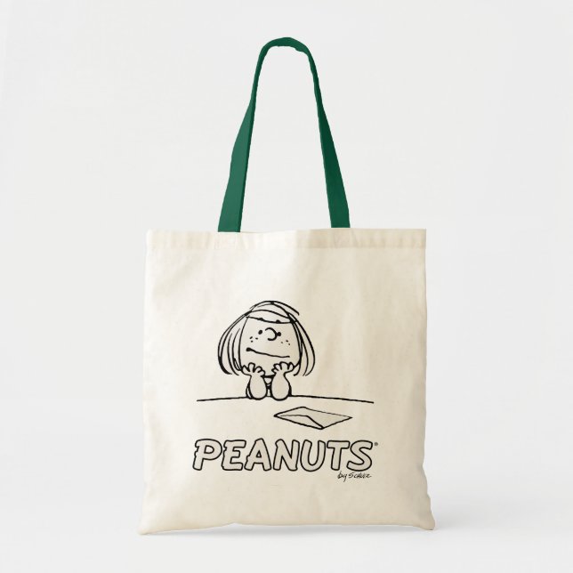 Peanuts | Peppermint Patty Thoughts Tote Bag (Front)
