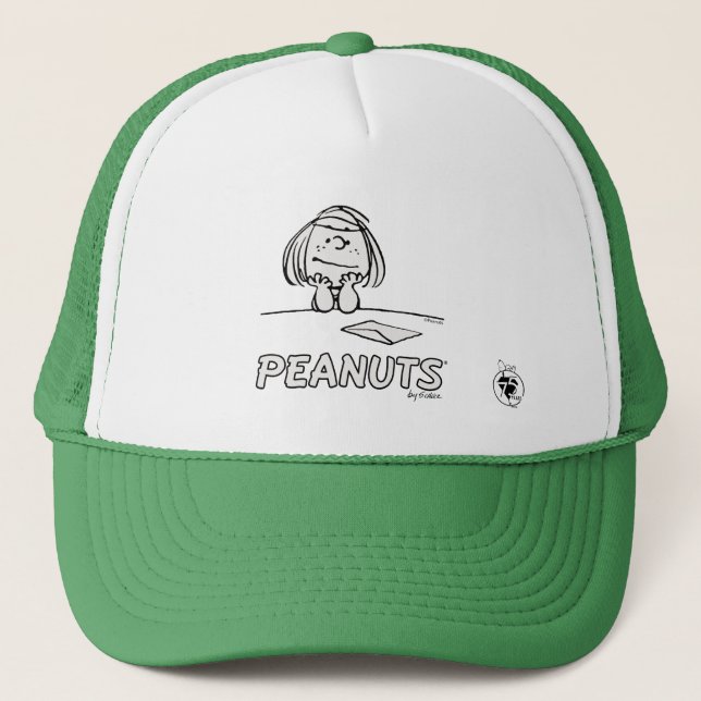 Peanuts | Peppermint Patty Thoughts Trucker Hat (Front)