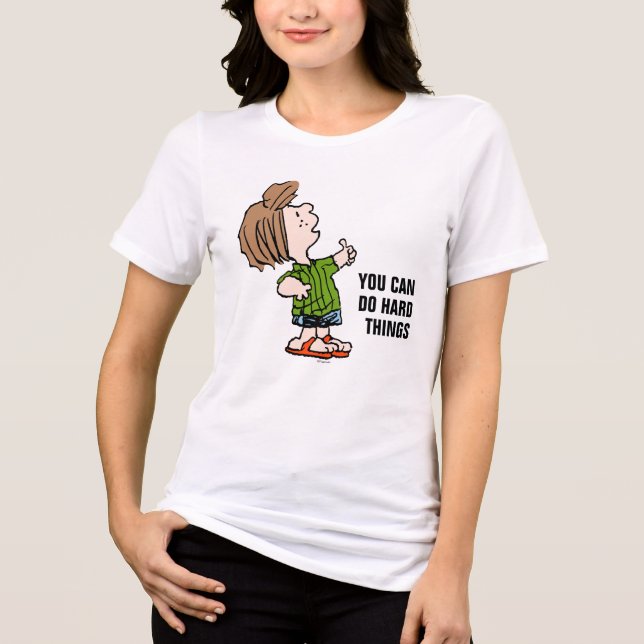 Peanuts | Peppermint Patty Thumbs Up Tri-Blend Shirt (Front)