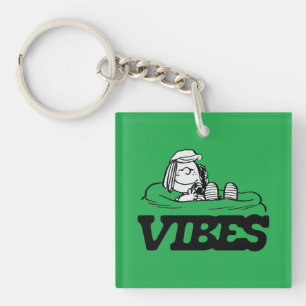 Peanuts   Peppermint Patty Vibes Keychain