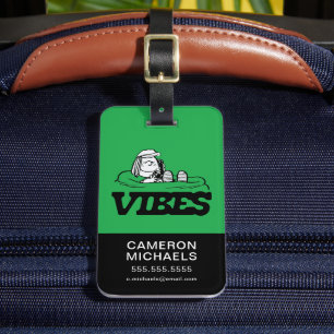 Peanuts Peppermint Patty Vibes Luggage Tag