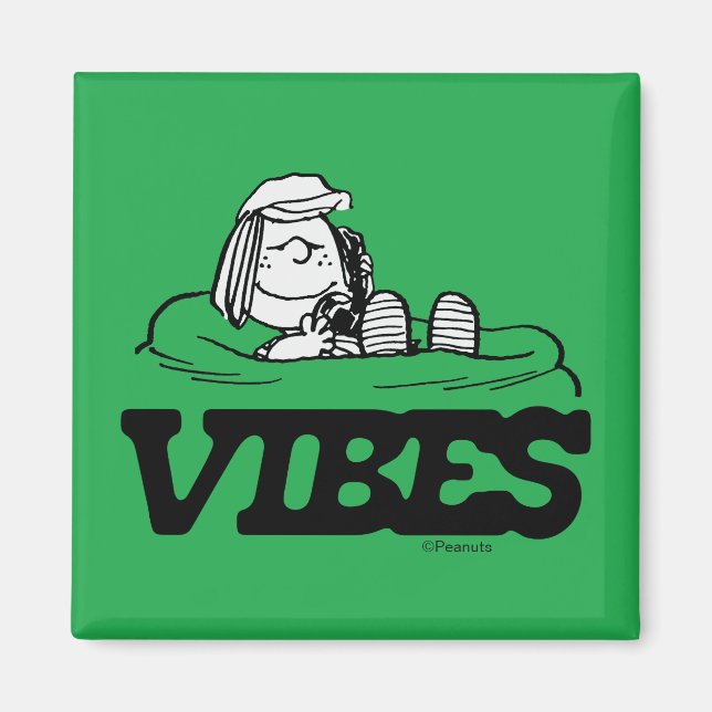 Peanuts | Peppermint Patty Vibes Magnet (Front)