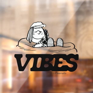 Peanuts Peppermint Patty Vibes Window Cling