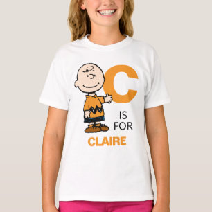 PEANUTS   Personalized Charlie Brown T-Shirt