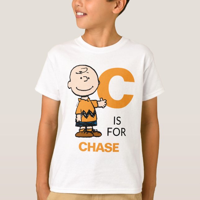 PEANUTS | Personalized Charlie Brown T-Shirt (Front)