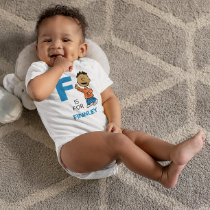 PEANUTS Personalized Franklin Baby Bodysuit