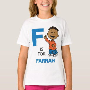 PEANUTS   Personalized Franklin T-Shirt