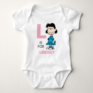 PEANUTS   Personalized Lucy Baby Bodysuit