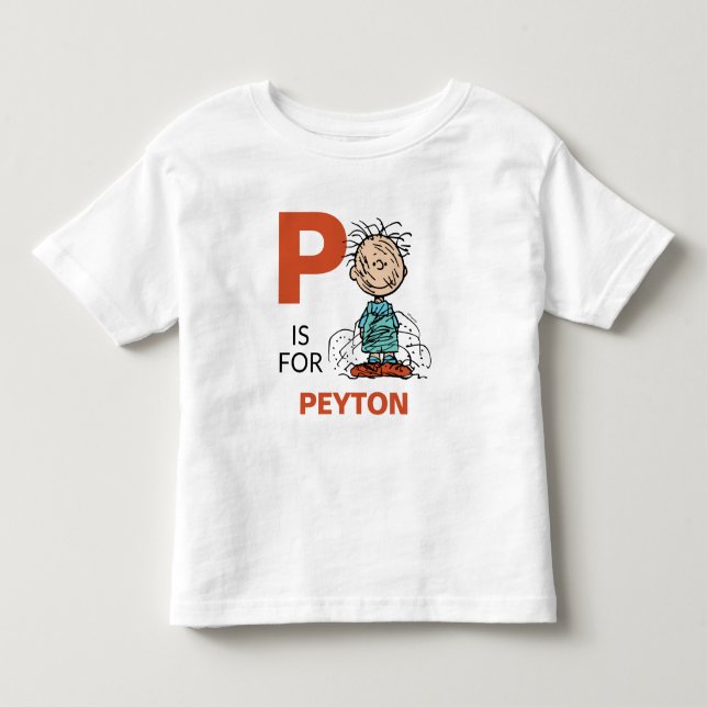 PEANUTS | Personalized Pigpen Toddler T-shirt (Front)