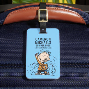 Peanuts Pigpen Dancing Luggage Tag