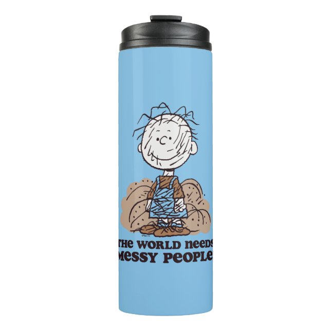 Peanuts | Pigpen The World Needs Messy People! Thermal Tumbler (Front)