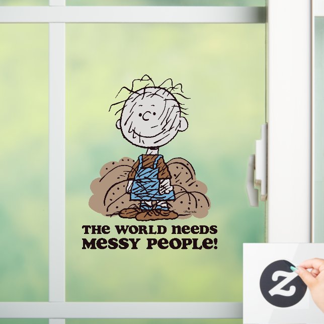 Peanuts | Pigpen The World Needs Messy People! Window Cling (Home)