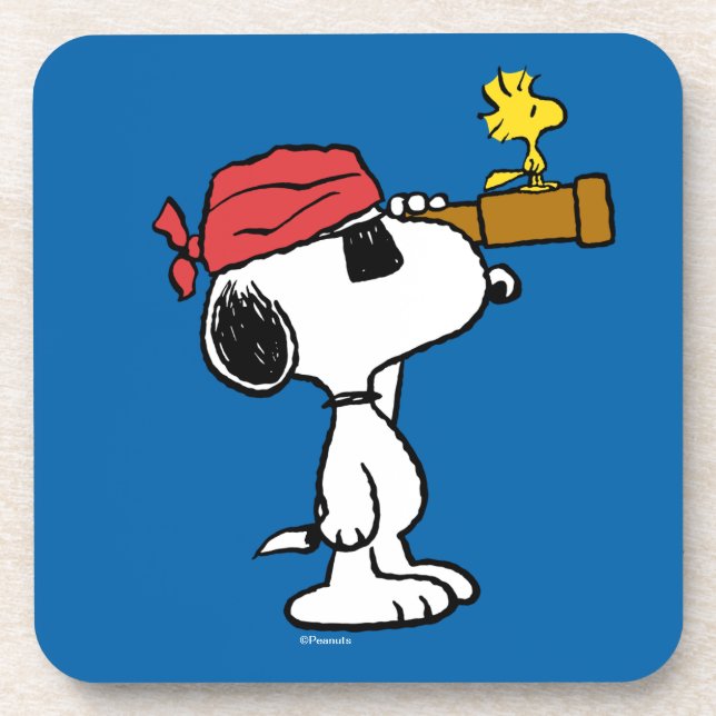 Peanuts | Pirate Snoopy and Woodstock Coaster (Front)