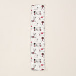 PEANUTS | Red & Black Pattern Scarf<br><div class="desc">This cute Peanuts red and black artwork features the gang in various scenes in the world of Charles M. Schulz.</div>