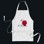 PEANUTS | Red & Black Pattern Standard Apron<br><div class="desc">This cute Peanuts red and black artwork features the gang in various scenes in the world of Charles M. Schulz.</div>