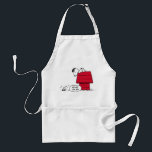 PEANUTS | Red & Black Pattern Standard Apron<br><div class="desc">This cute Peanuts red and black artwork features the gang in various scenes in the world of Charles M. Schulz.</div>