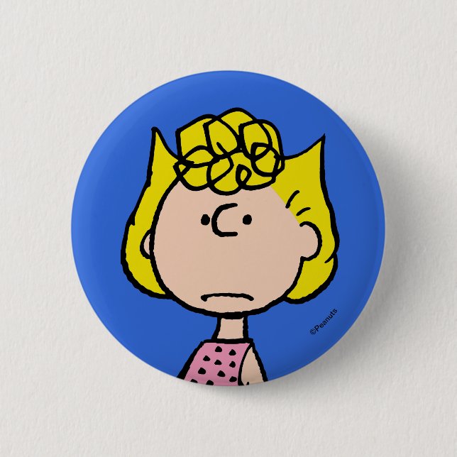 Peanuts | Sally Brown 2 Inch Round Button (Front)