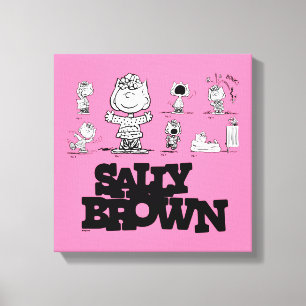 Peanuts   Sally Brown Canvas Print