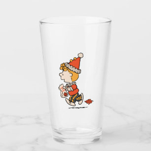 Peanuts Sally Clown Costume Halloween Glass