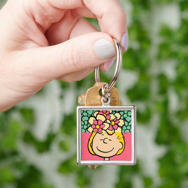 Peanuts | Sally Half & Half Flowers Keychain (Hand)
