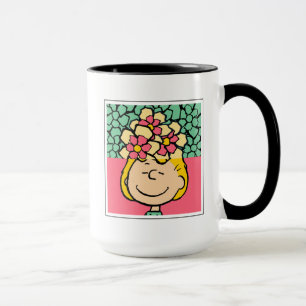 Peanuts   Sally Half & Half Flowers Mug