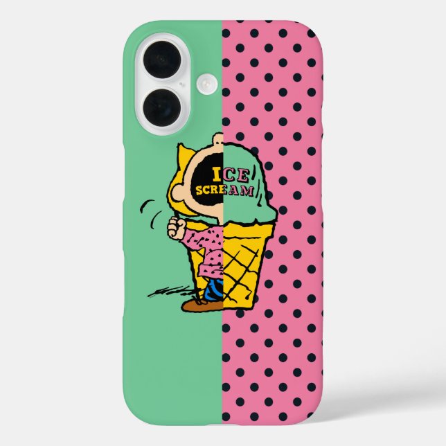 Peanuts | Sally Ice Cream Half & Half Case-Mate iPhone Case (Back)