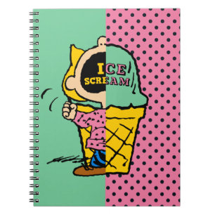 Peanuts   Sally Ice Cream Half & Half Notebook