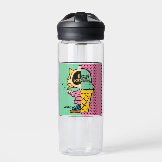 Peanuts | Sally Ice Cream Half & Half Water Bottle (Front)
