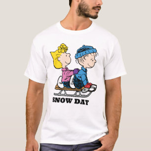 Peanuts   Sally & Linus Sled Riding T-Shirt
