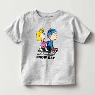 Peanuts Sally & Linus Sled Riding Toddler T-shirt