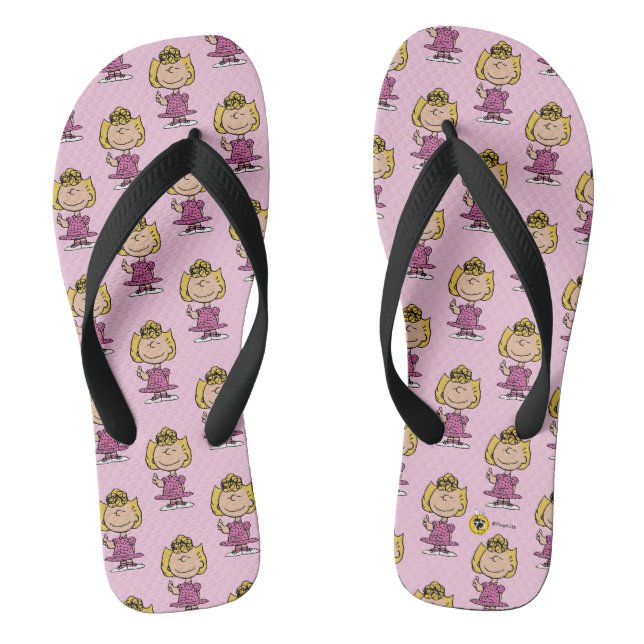 Peanuts | Sally Super Smile Flip Flops (Footbed)