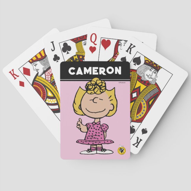 Peanuts | Sally Super Smile Playing Cards (Back)