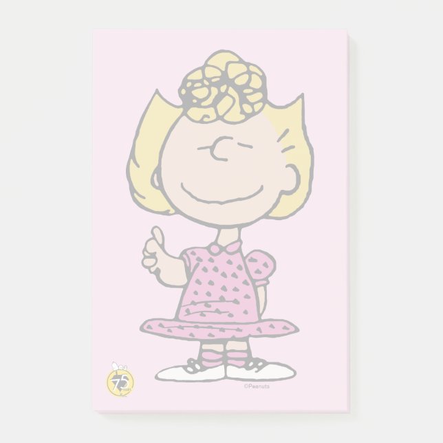 Peanuts | Sally Super Smile Post-it Notes (Front)