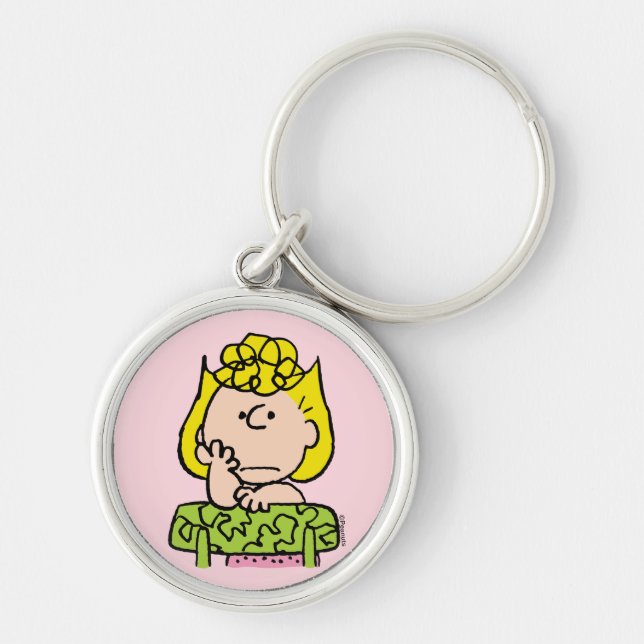 Peanuts | Sally Thinking Keychain (Front)
