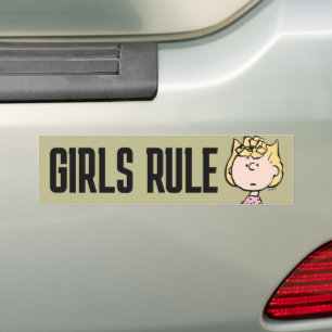 Peanuts   Sally's Faces Bumper Sticker