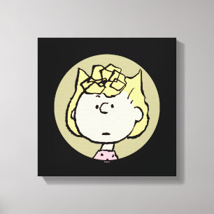 Peanuts   Sally's Faces Canvas Print