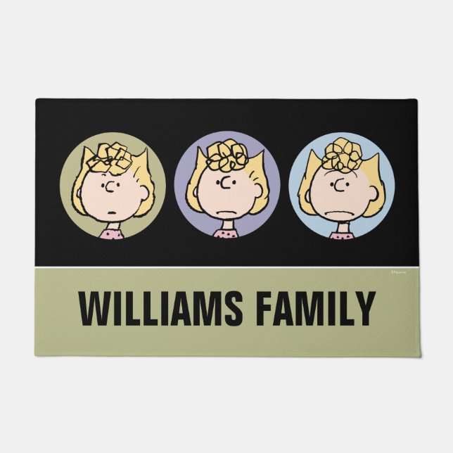 Peanuts | Sally's Faces Doormat (Front)