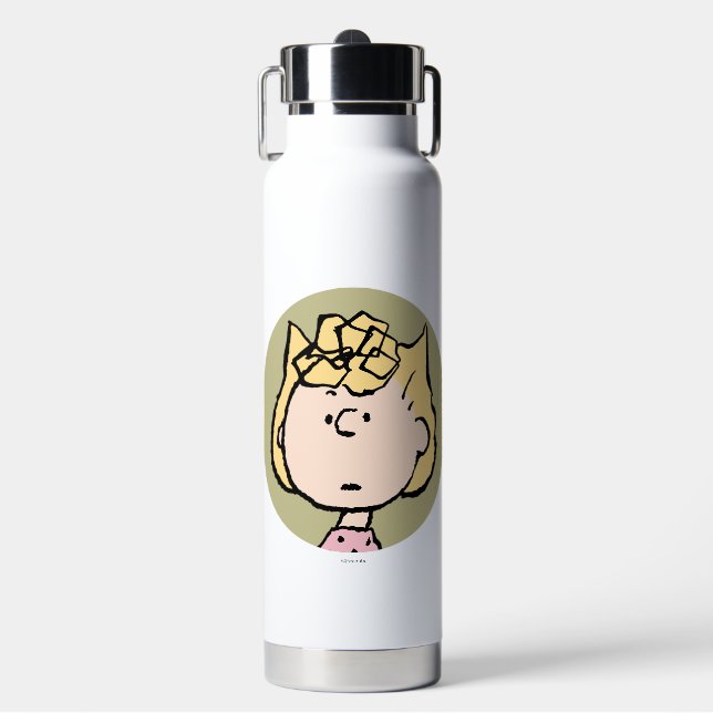 Peanuts | Sally's Faces Water Bottle (Front)