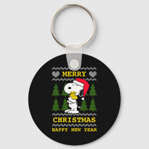 Peanuts Santa Claus Hug Keychain