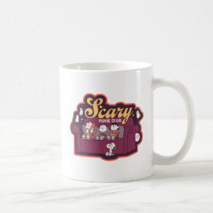 Peanuts Scary Movie Club Halloween Couch Coffee Mug