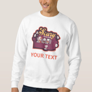 Peanuts Scary Movie Club Halloween Couch Sweatshirt