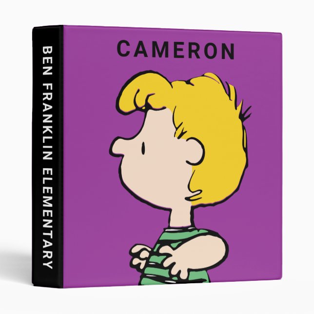 Peanuts | Schroeder Away From the Piano Binder (Front/Spine)