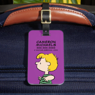 Peanuts   Schroeder Away From the Piano Luggage Tag